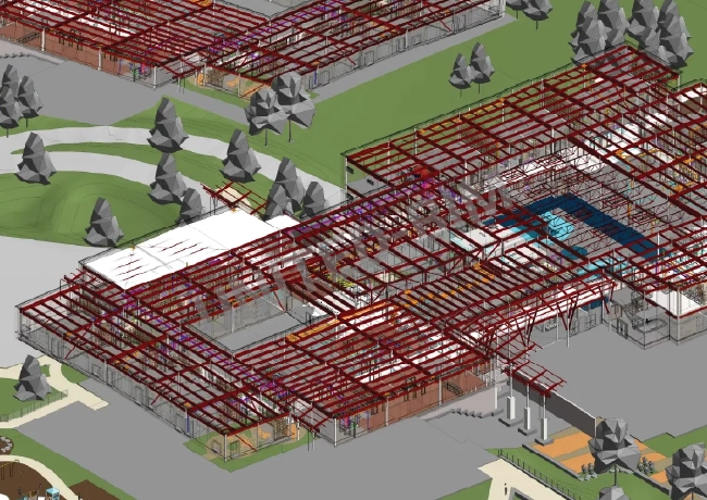 Structural & Plumbing BIM Services for Sports Complex Project in Pennsylvania, USA