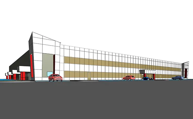 Architectural Modeling Services for Industrial Project in Connecticut (2)