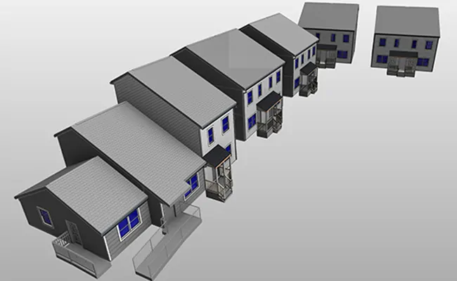 Architectural Modeling services for residential project in New Haven, CT