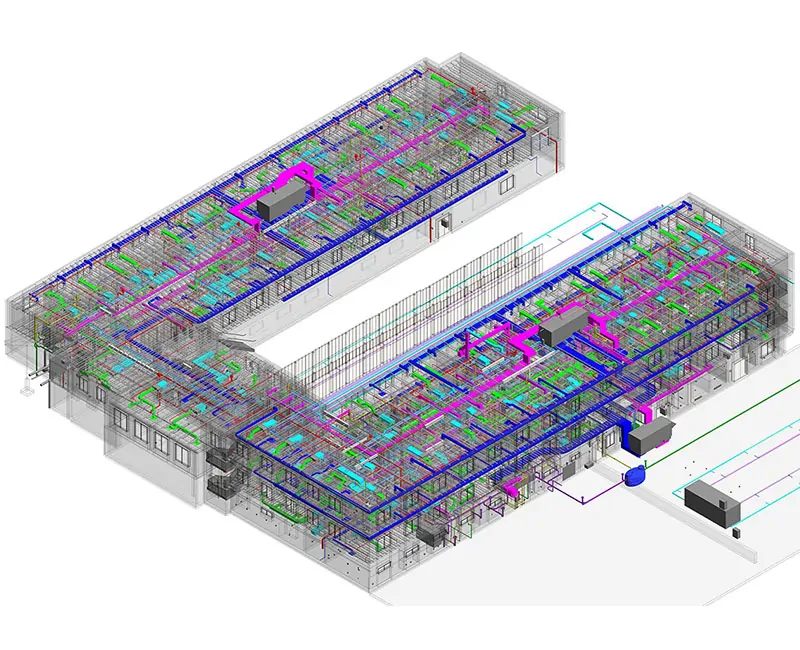 MEP Modeling services for a Boston Medical Center by United-BIM Inc. MEP Modeling services for a Boston Medical Center by United-BIM Inc.